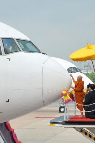 Anointing Ceremony for Airbus A350_1