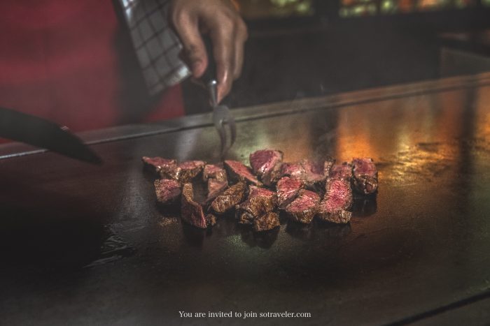 Benihana AVANI Atrium Australian Wagyu Tenderloin Seafood Set Review SoTraveler Travel and Lifestyle Luxury