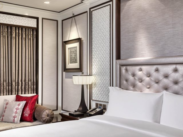 Athenee Room Bed& Living Area- The Athenee Hotel, a Luxury Collection Hotel, Bangkok