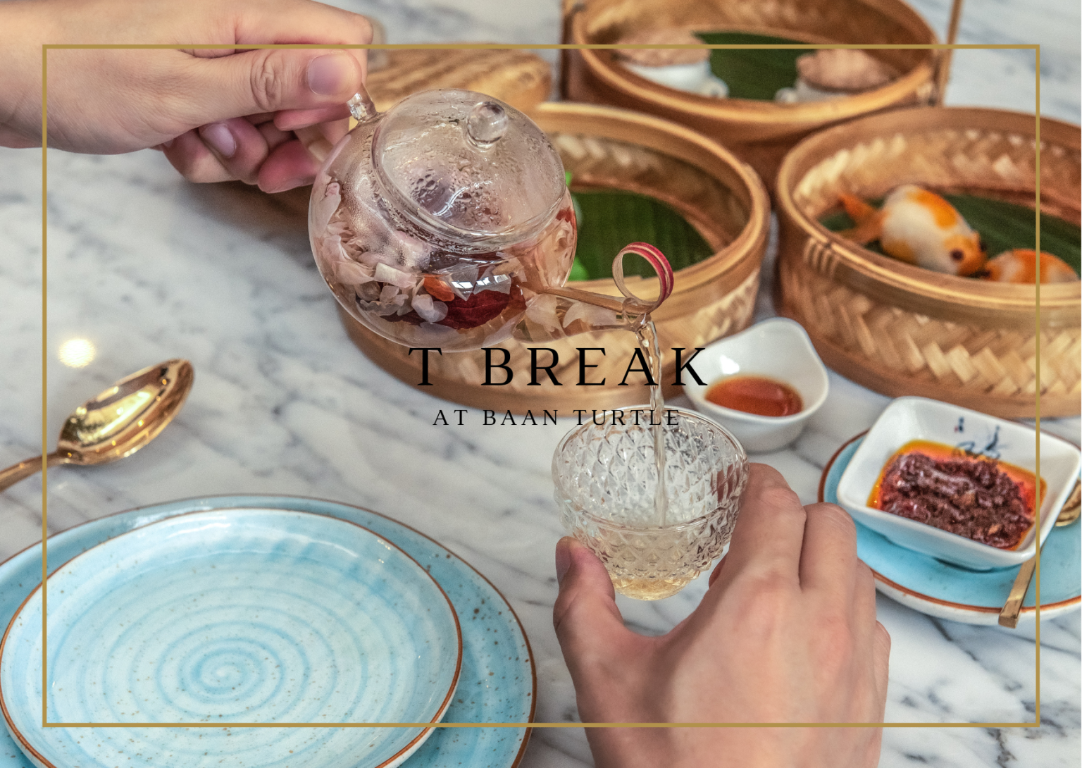 T Break Baan Turtle Chinese Afternoon Tea Chef Man