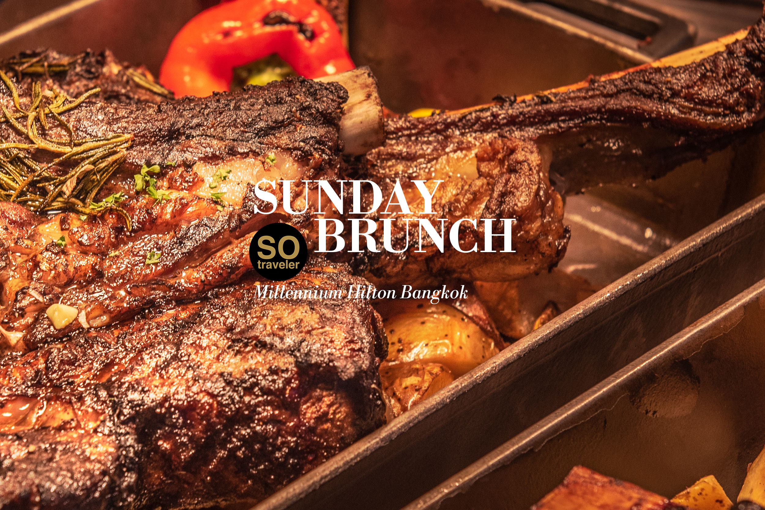 [รีวิว] Family Sunday Brunch ห้องอาหาร Flowโรงแรม Millennium Hilton Bangkok