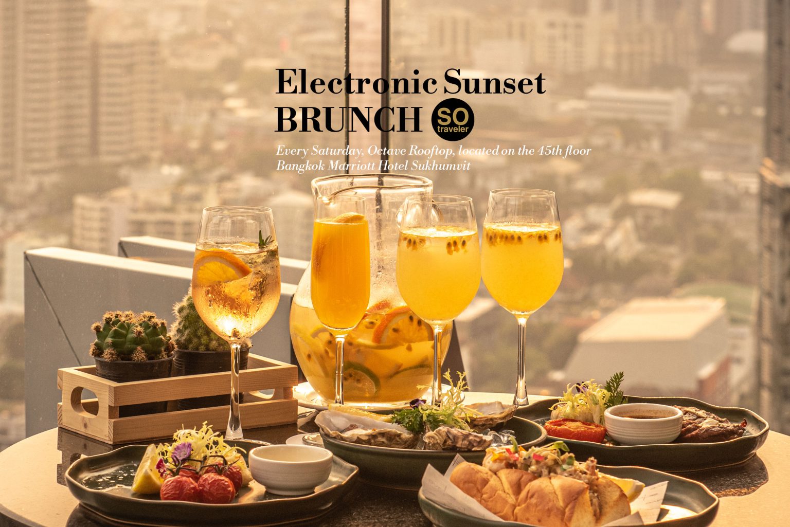 Electronic Sunset Brunch OCTAVE ROOFTOP Sukhumvit 57