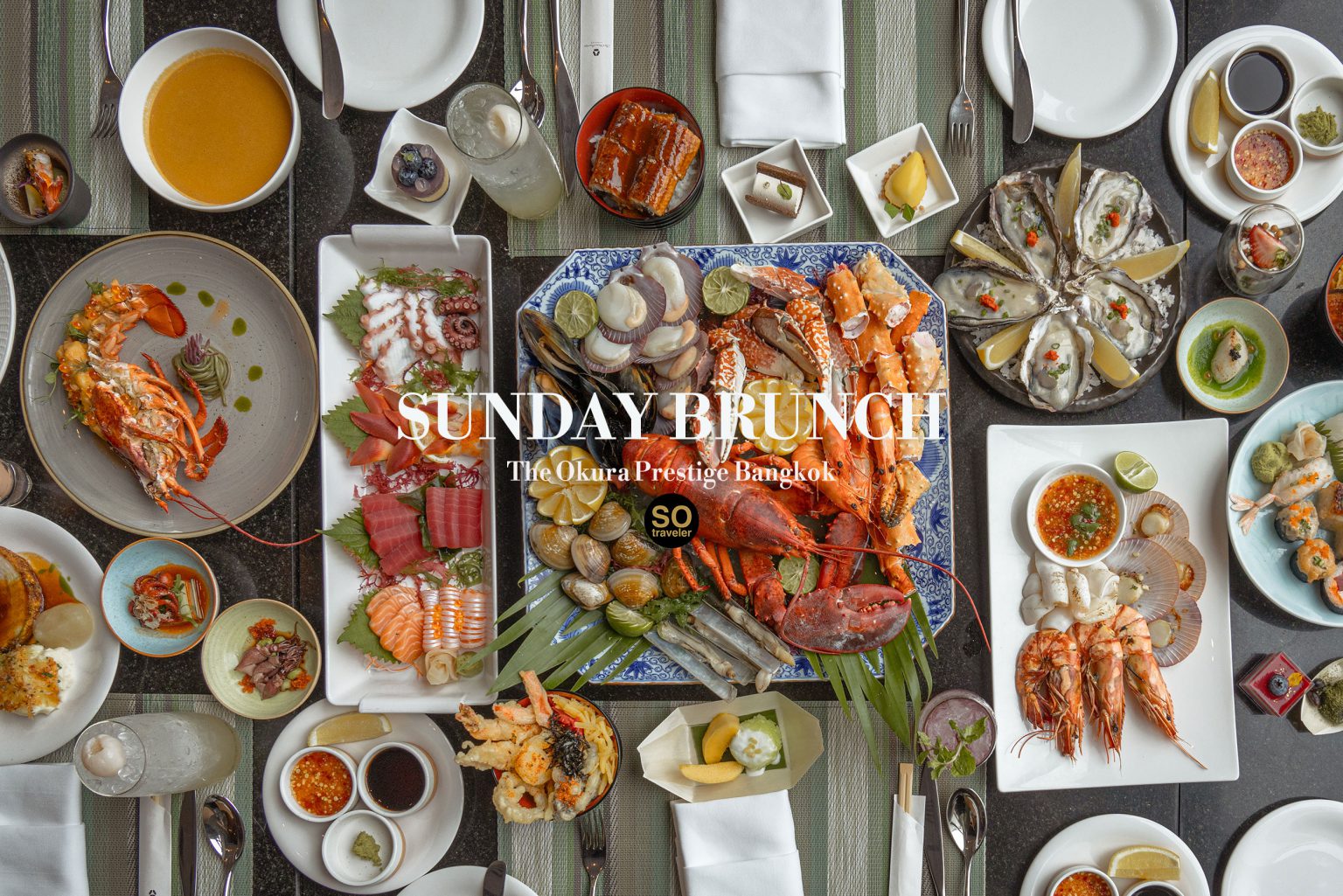 Sunday Brunch Up and Above The Okura Prestige Bangkok