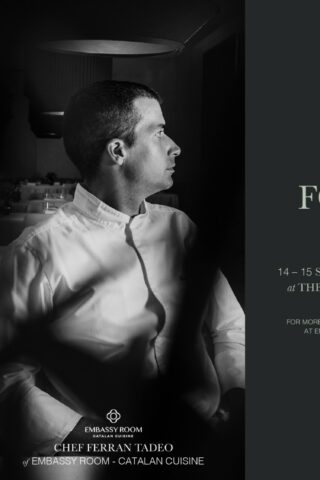 Four Hands Dinner with Chef Ferran Tadeo of Embassy Room – Catalan Cuisine and Chef Antonio Oviedo of Agora Hong Kong