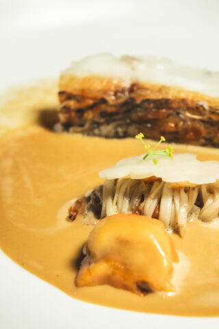 Elements inspired by Ciel Bleu (Michelin one-star restaurant) : 2024's Winter Guestronomic Journey