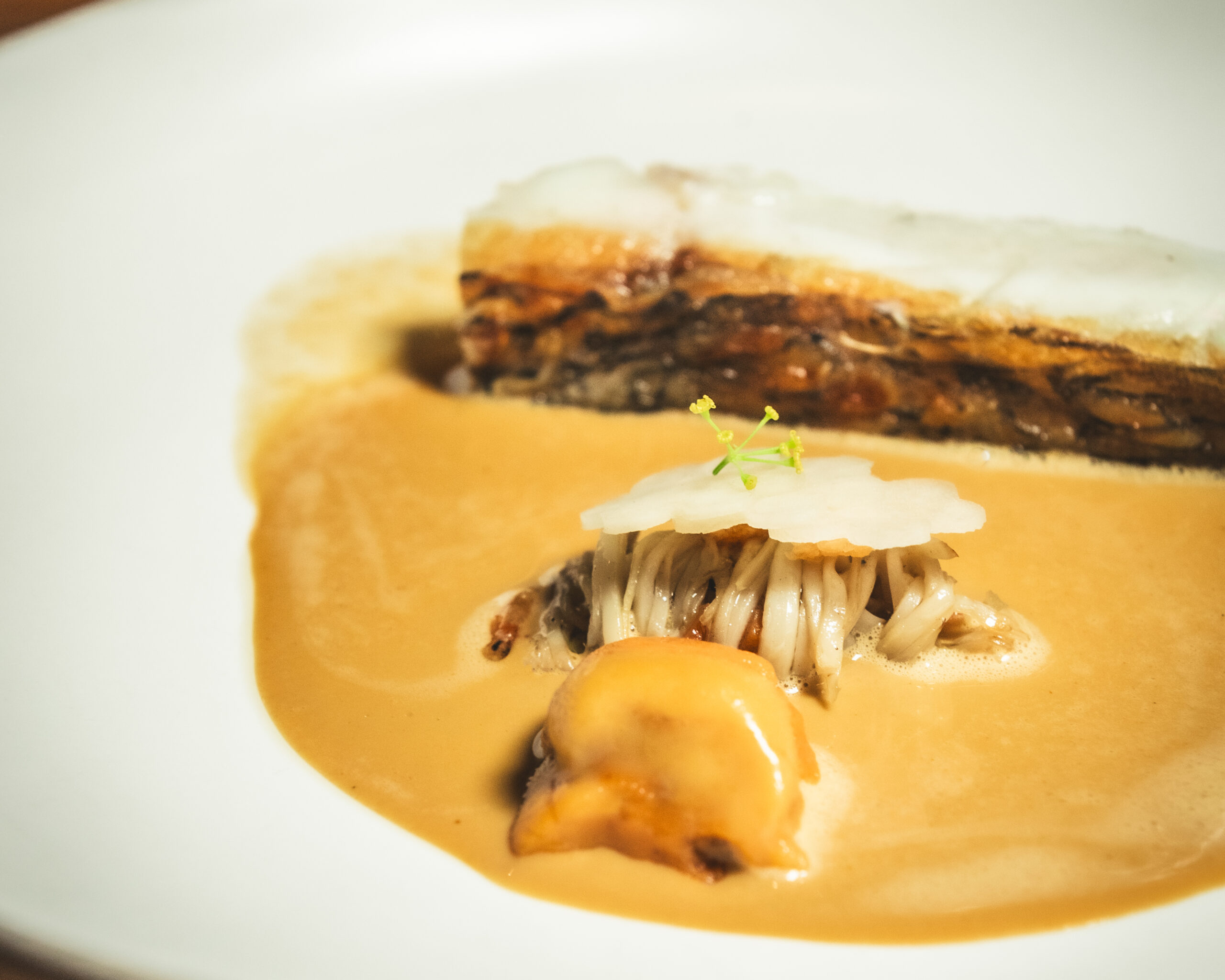 Elements inspired by Ciel Bleu (Michelin one-star restaurant) : 2024's Winter Guestronomic Journey
