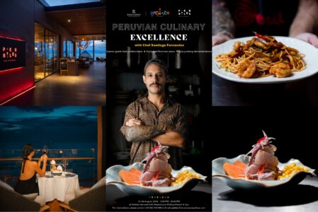 Pebbles Bar and Grill at Renaissance Pattaya is launching its first guest chef event in the series, featuring Peruvian Culinary Excellence with Chef Santiago Fernandez from Buenazo by Na Projects