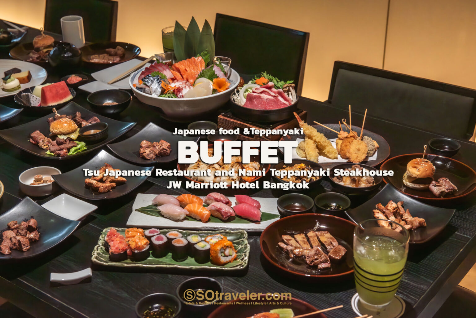 Japanese food and Teppanyaki Buffet at Tsu Japanese Restaurant and Nami Teppanyaki Steakhouse, JW Marriott Hotel Bangkok Review