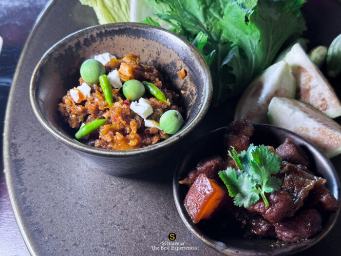 ชุดน้ำพริกหมูหวานลงเรือ