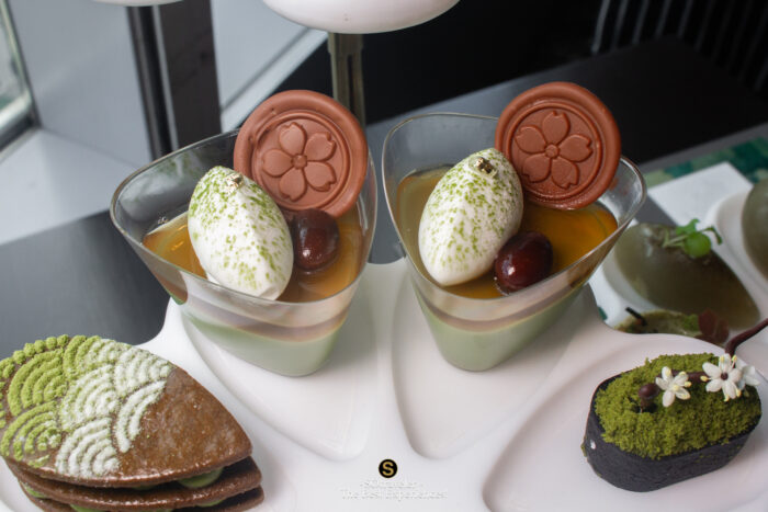 Oat Coconut Genmaicha Pudding