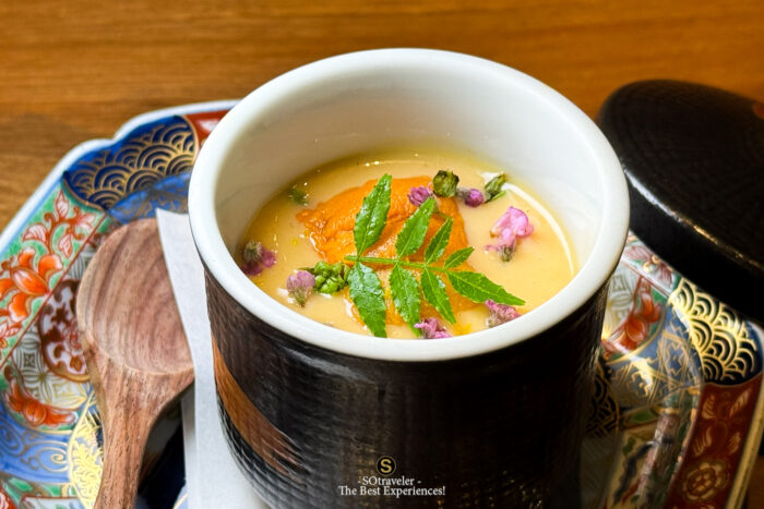 Uni Streamed Egg Custard