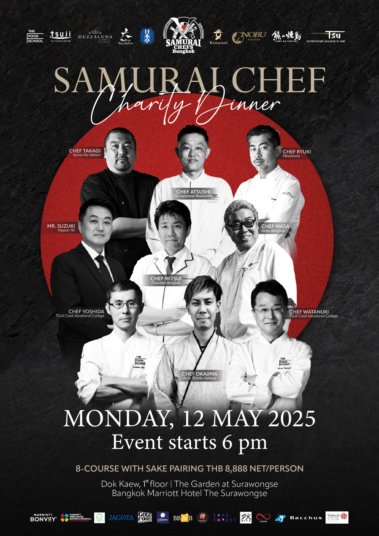 Samurai Chef Charity Dinner