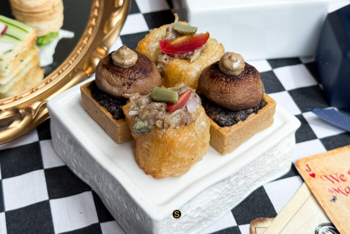 March Hare's Forest Tartlet x Queen's Croquet Duck Puffs