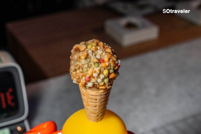 Foie Gras Ice-Cream – ไอศกรีมฟัวกราส์เสิร์ฟบนโคนกรอบ สุดสร้างสรรค์จาก Station Muse GALA Bangkok