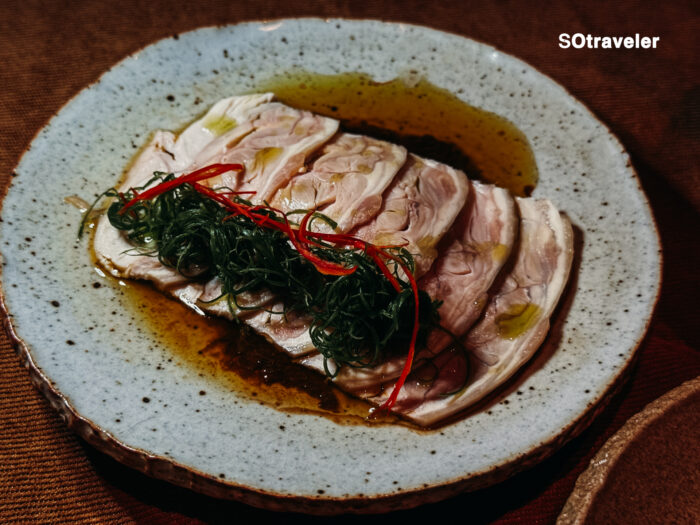Betong Chicken Terrine with sour sauce
