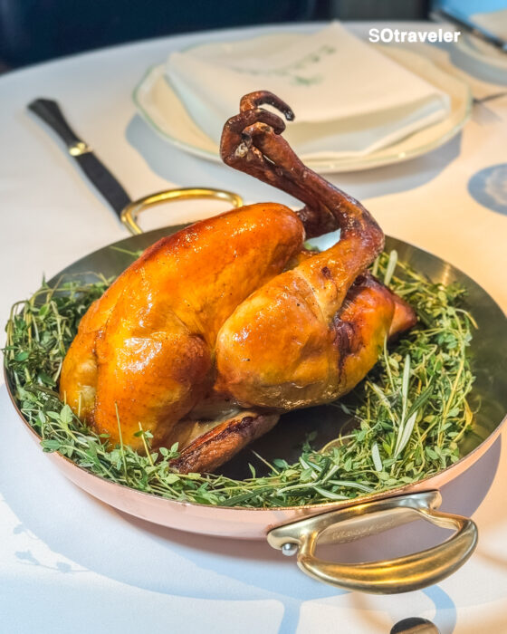 Poulet Rôti with Morel & Creamy Sauce