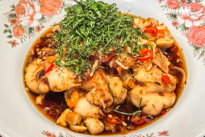 ยำมังคุดคัดกะปิหวาน