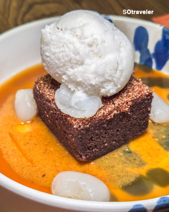 เค้กข้าวเหนียวไอศกรีมดอกเกลือทะเล