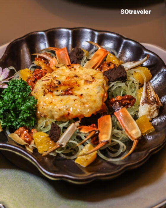 ปูขนอบชีส