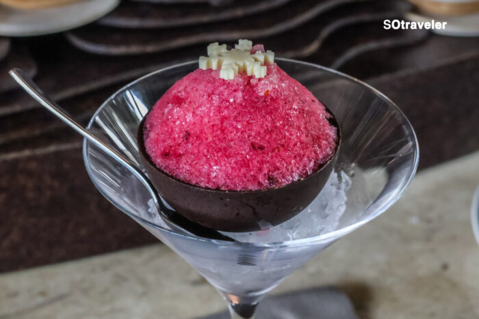 Cranberry Cinnamon Granita