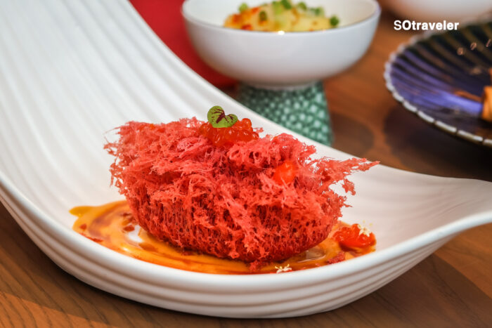 เผือกทอดปูผัดผงกะหรี่