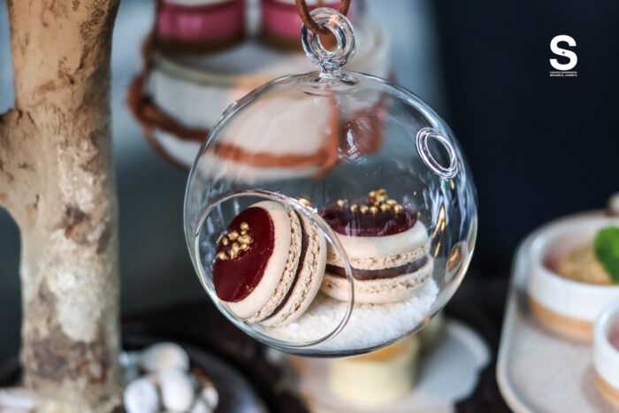 Black Forest Cherry Macaron