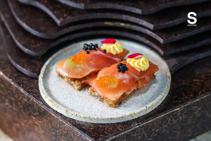 Smoked Salmon Open Sandwich