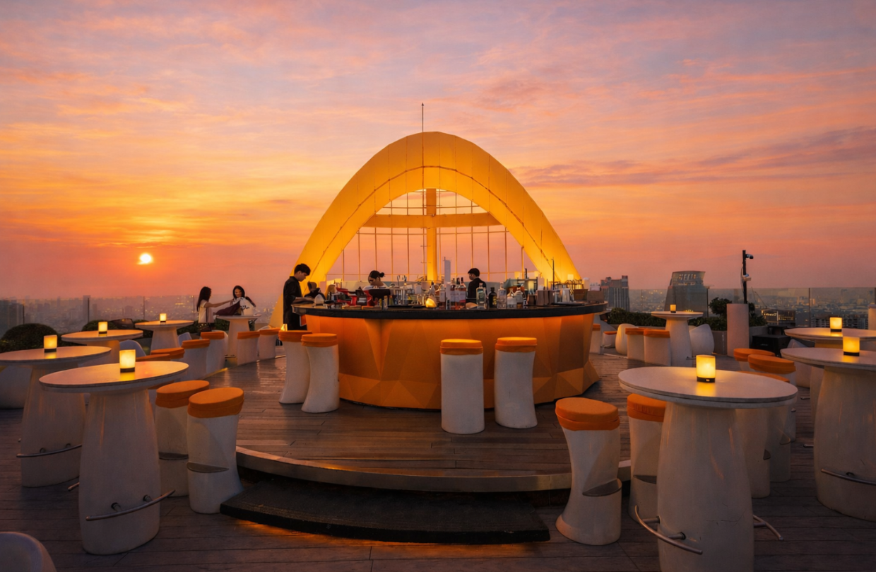 Veuve Clicquot Sky Terrace CRU Champagne Bar Centara Grand CentralWorld