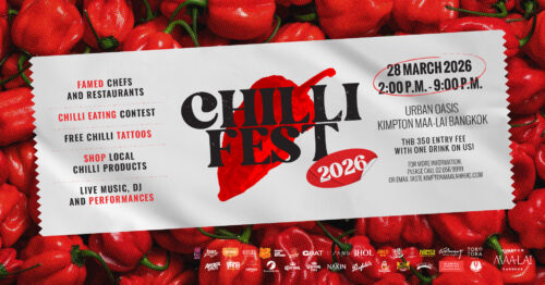 บรรยากาศงาน Chilli Fest 2026 ที่ Kimpton Maa-Lai Bangkok พร้อมเชฟมิชลินและอาหารรสจัดจ้าน
