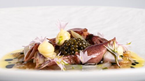 บรรยากาศอาหารเมนู Spring Gastronomic Journey ณ ห้องอาหาร Elements Inspired by Ciel Bleu โรงแรม ดิ โอกุระ เพรสทีจ กรุงเทพฯ