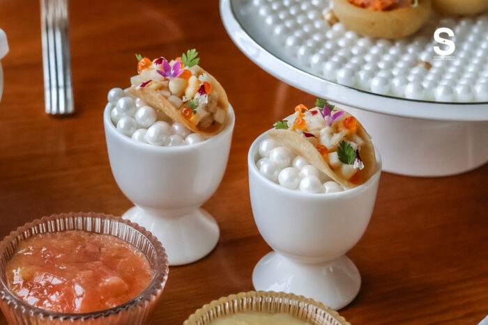 White Asparagus Blossom Taco