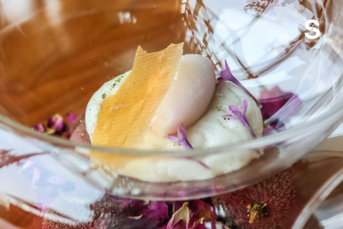 Lychee, Puffed Rice, Cherry Blossom