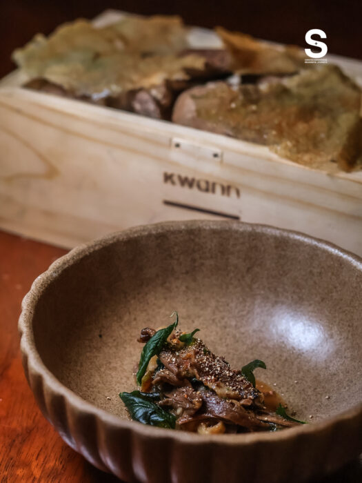 Bamboo-Cooked Mushroom (หลามเห็ด)