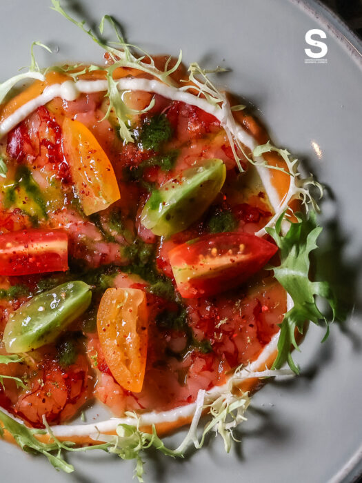 Mediterranean Red Prawn Carpaccio