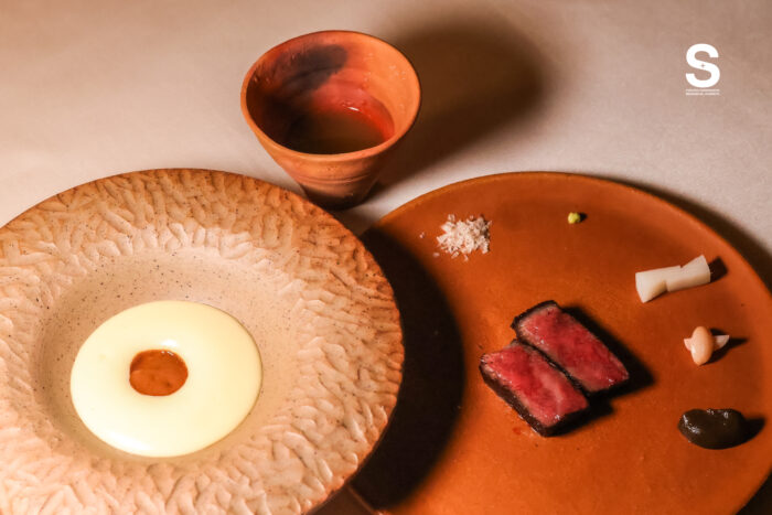 Beef, Yuca & Blackened Fruit