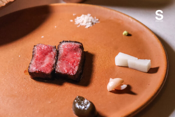 Beef, Yuca & Blackened Fruit