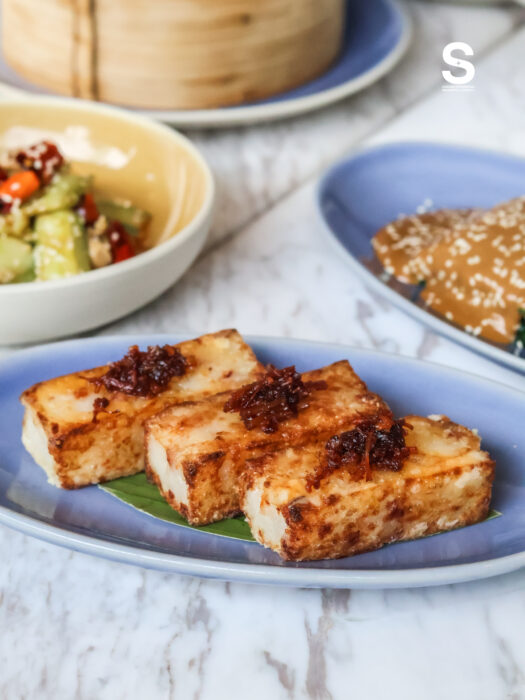 Pan-Fried Turnip Cake with XO Sauce
