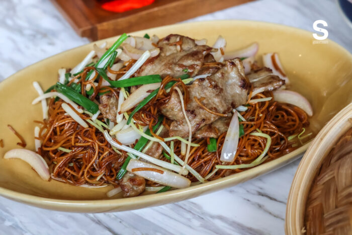 Wok-Fried Noodles with Beef Striploin