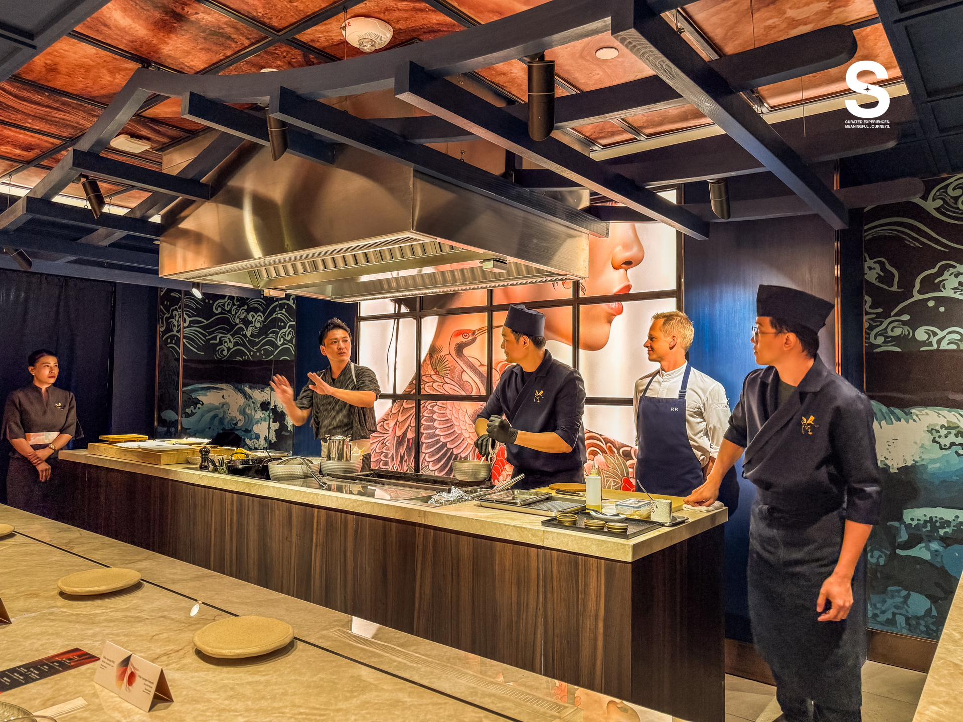 บรรยากาศงานคอลแลบอาหารคอร์สพิเศษระดับ Fine Dining 8 คอร์ส ที่ร้าน Kappo Takashi ชั้น 11 The Residences 38 สุขุมวิท 38 พร้อมเมนูอาหารหรูหราจากภาพ