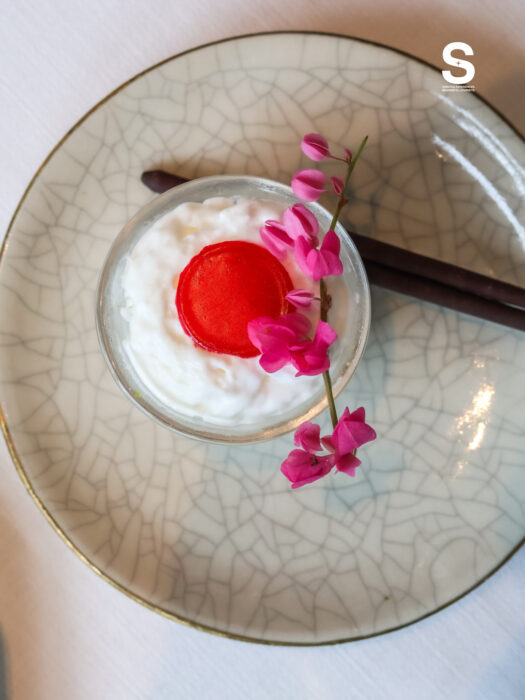 Coconut Foam, Taro, Sakura Flower, Mikado