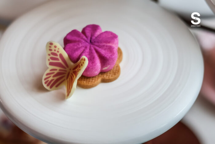 Butterfly Pea Flower, Blueberry Compote