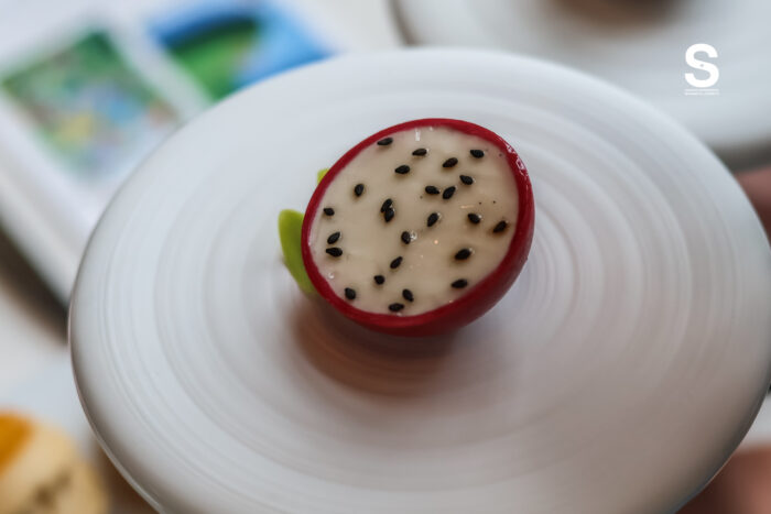 Hibiscus Raspberry, Vanilla Cream “Dragon Fruit”