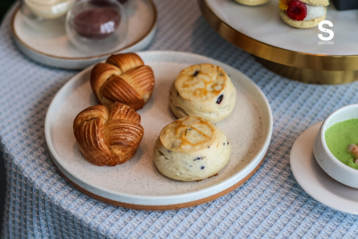Blueberry & Lemon Scones | Mini Croissant Knot