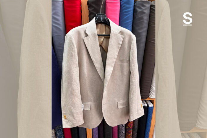 Custom Suit Phrom Phong Basted Fitting at Sukhumvit Soi 33