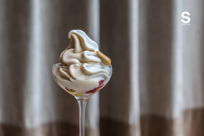 Peanuts & Burnt Coconut Soft Serve