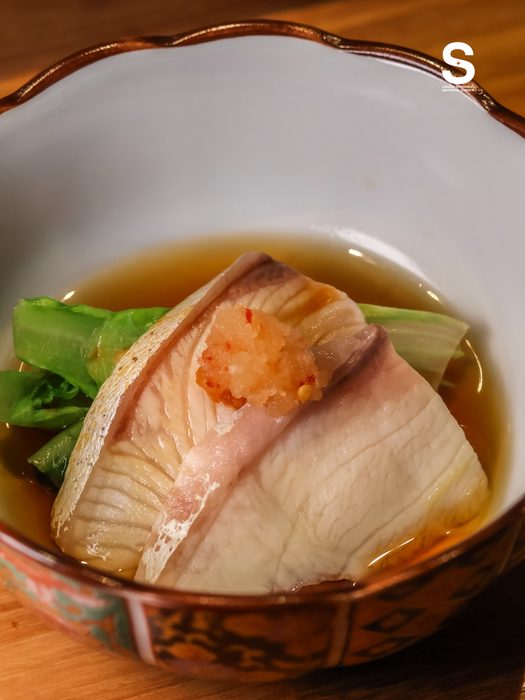Kanburi Fatty Yellowtail Shabu-Shabu, Sudachi Ponzu
