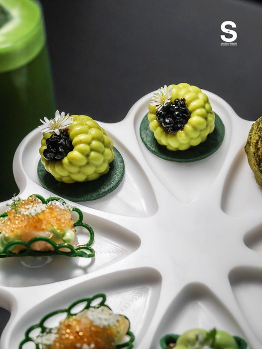 Japanese Curry Avocado | Balsamic Caviar