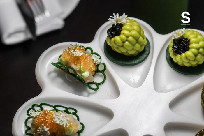 Hokkaido Scallop | Wasabi Mayo | Golden Ebiko