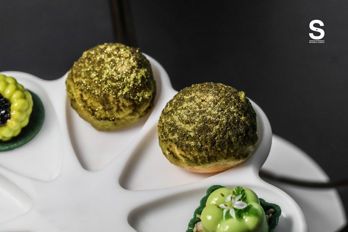 Aosa Cream Okonomiyaki | Matcha Choux
