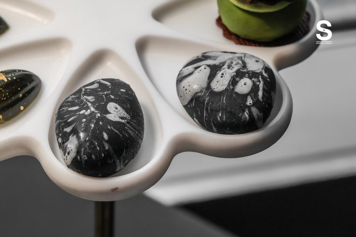 Japanese Black Tea Melon Mousse